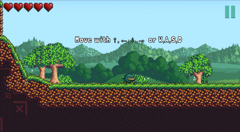 Santlare Screenshot - Movement tutorial