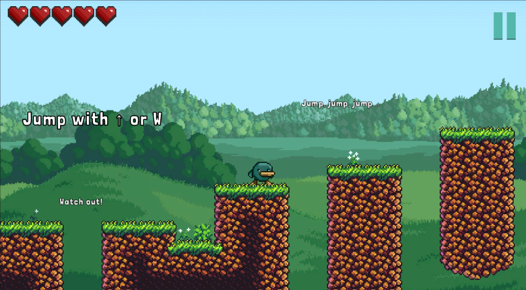 Santlare Screenshot - Jumping platforms